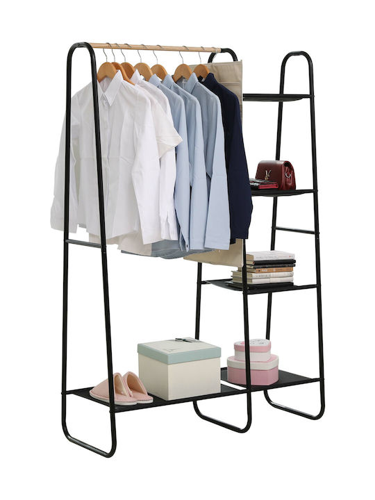 Bormann BPC2200 Floor Garment Rack made of Metal Black 100x39x150cm