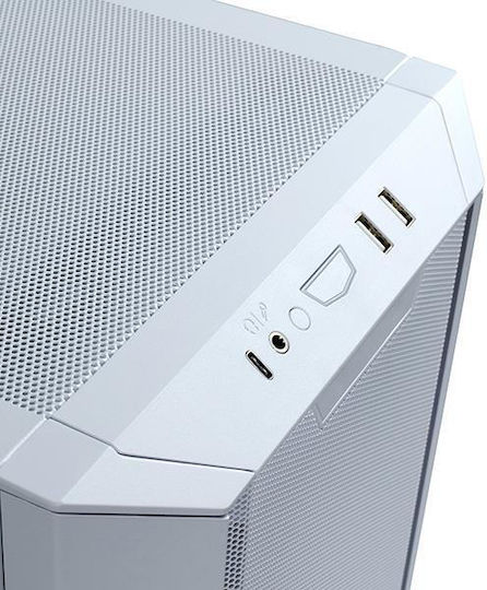 Lian Li LANCOOL III Gaming Midi Tower Κουτί Υπολογιστή με RGB Φωτισμό Λευκό