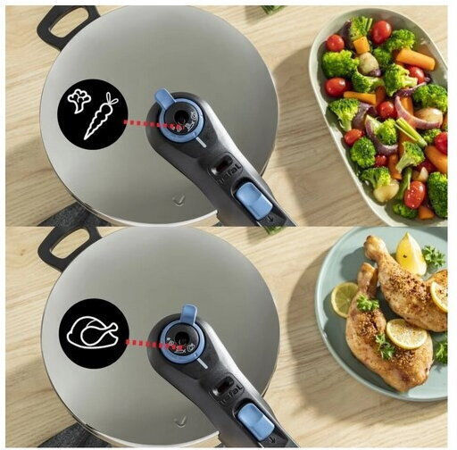 Tefal Set Trendy Quattro Oale sub presiune 4 l + 6 l