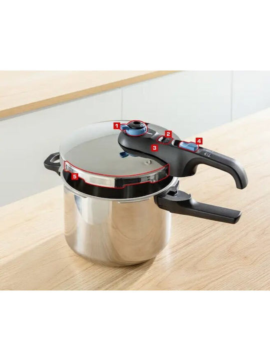 Tefal Secure Trendy Set Quattro Pressure Cooker 4lt and 6lt P2584301
