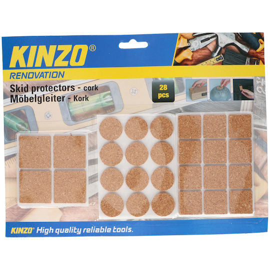 Kinzo Kinzo Möbelschutz Filz Tastochen mit Aufkleber 28 Stück 15668