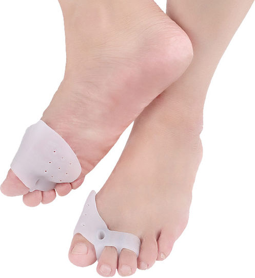 Set 2 Zenifique Bunion Protectors Toe Separators Cushion Made Silicone White