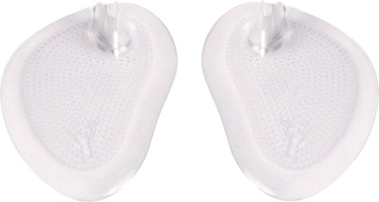 Set 2 Gel Insoles Sandals Anti-slip Anti-friction Transparent Pads