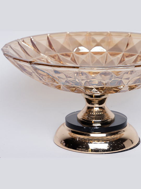 Cake Stand Gold 29.5x16x16cm