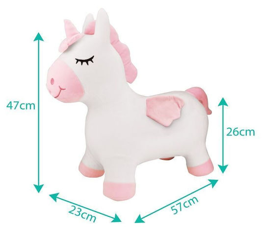 Lexibook Hoppers Unicorn for 3+ Years White 52cm