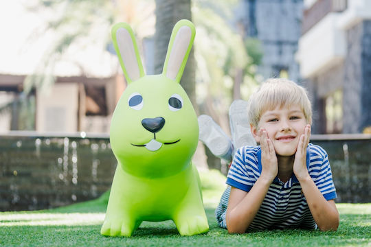 Gerardo’s Toys Hopfen Hopfen Hase für 1+ Jahr alt Jahre Grün 18cm.