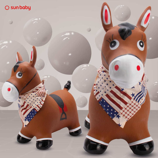 Sun Baby Hüpfer Pferd Bruno Für 3+ Jahre Braun 58cm