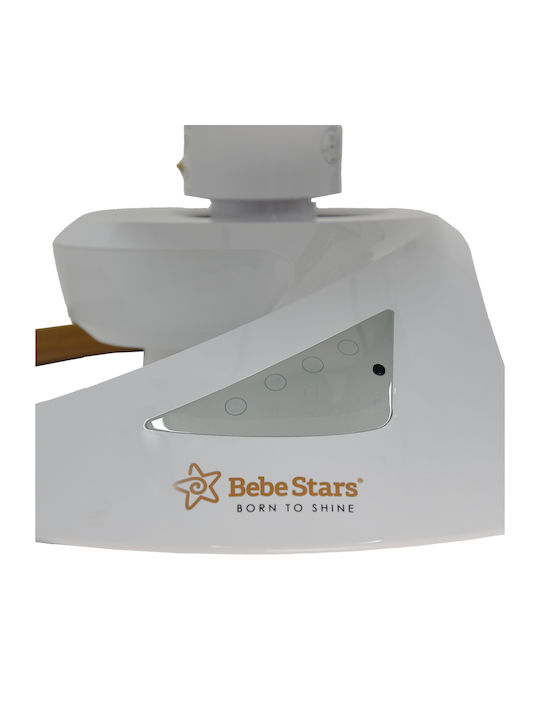 Bebe Stars Ηλεκτρικό Relax Μωρού Κούνια Snuggle με Μουσική και Δόνηση Natural Beige για Παιδί έως 9kg
