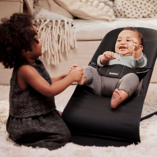 BabyBjorn Manual Baby Relax Balance Soft Black/Dark Grey for Child up to 13kg