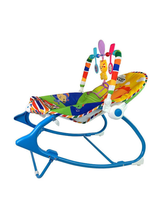 Lean Toys Elektrisch Baby Relax Tiger mit Musik und Vibration Mehrfarbig für Kind bis 18kg