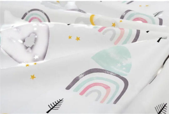 Dimcol Baby Sheet Cradle Cotton White 80x110cm