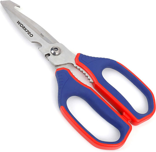 Ψαλιδι Κουζινας 250mm 10" Πολλαπλων Χρησεων Wp214006 Workpro Profi