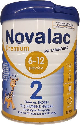 Novalac Milk Powder Premium 2 for 6m++ Months 800gr