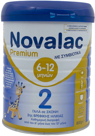Novalac Milk Powder Premium 2 for 6m++ Months 800gr