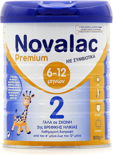 Novalac Milk Powder Premium 2 for 6m++ Months 800gr