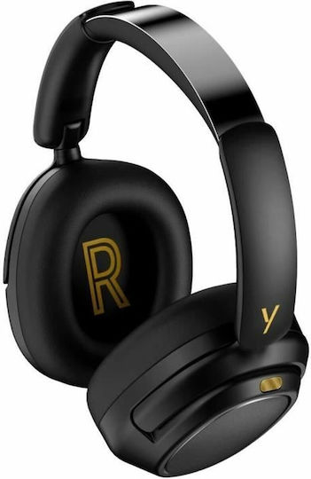 Yenkee YHP 21BT Ασύρματα Bluetooth Over Ear Ακουστικά με 80 ώρες Λειτουργίας Μαύρα