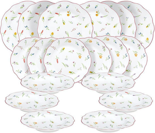 Tognana White Porcelain Dinnerware Set 18pcs