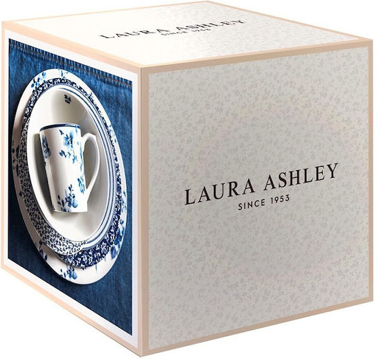 Laura Ashley Σερβίτσιο Πιάτων από Πορσελάνη Μπλε 16τμχ