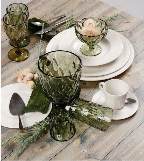 24home.gr White Porcelain Dinnerware Set 20pcs