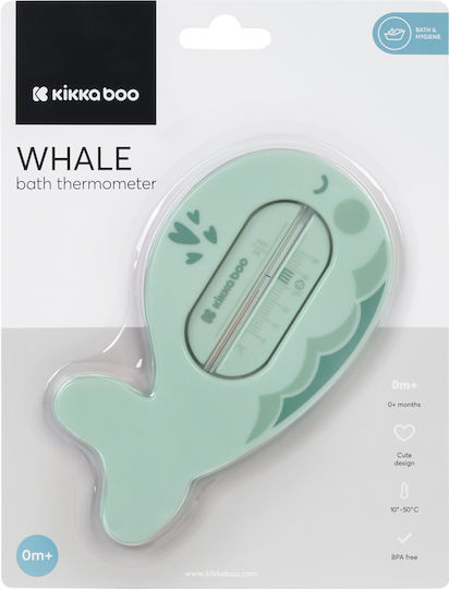 Kikka Boo Whale Mint Bath Thermometer