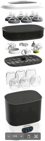 Baby Brezza Advanced Electric Baby Sterilizer for 6 Bottles