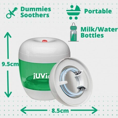jUViegg Tragbarer Baby-Sterilisator für Schnuller
