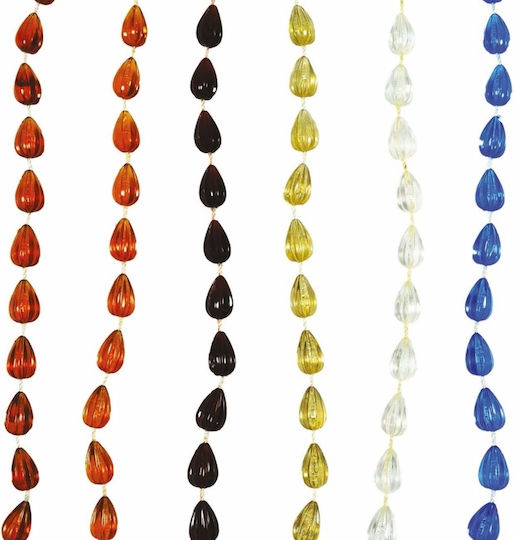 Sidirela Stala Door Curtain Made of Plastic Multicolour 120x220cm E-1610