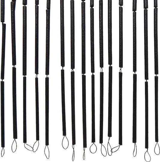 vidaXL Bamboo Door Curtain Multicolour 90x220cm 4017444