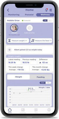 Hubble Connected Digital Baby Scale