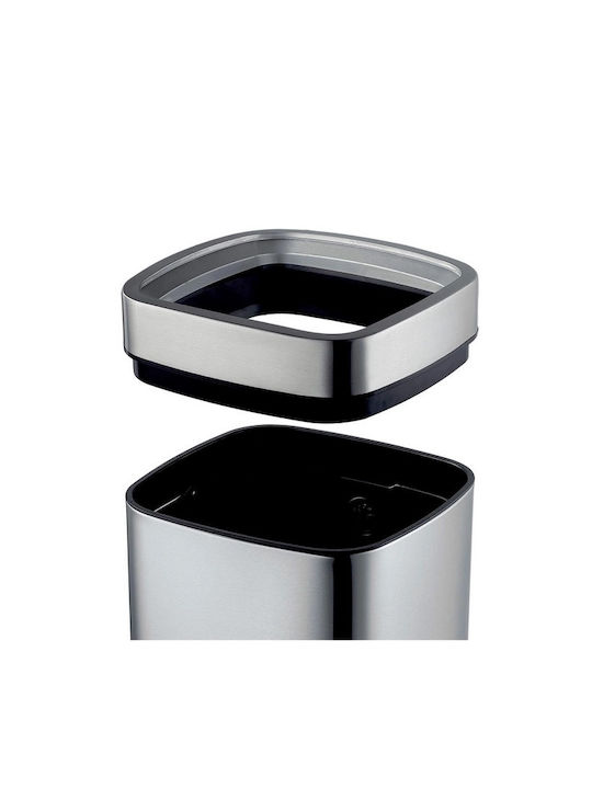Eko Laguna VB 628812 Кошче Отпадъци от Неръждаема стомана Silver Matt 9лт 1бр
