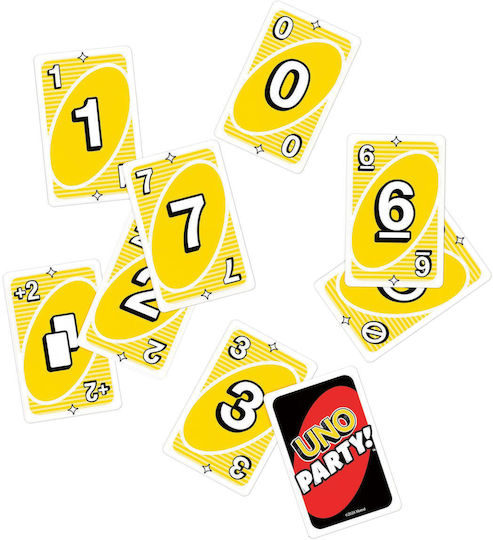 Board Game Uno Party for 6+ Players 7+ Years Old Mattel