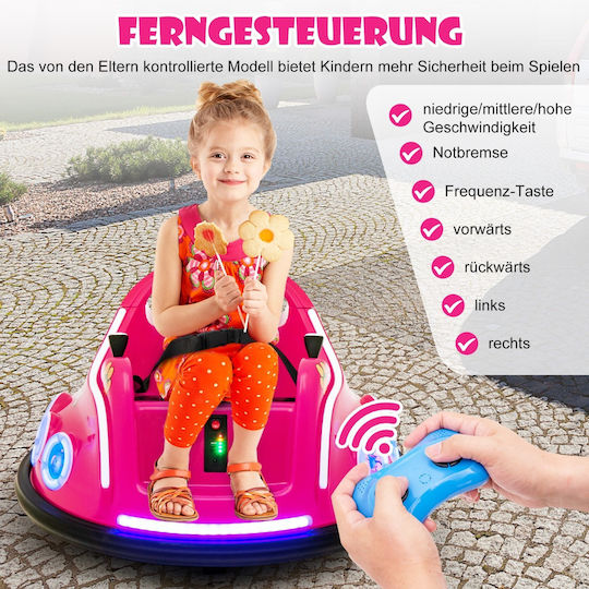 Kinder Auto Einsitzer mit Fernbedienung 12 Volt Rosa