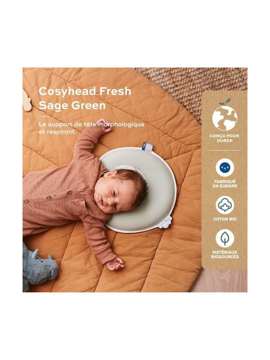 Babymoov Baby Plagiocephaly Pillow Fresh Sage Green