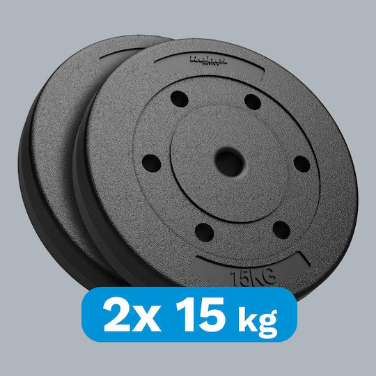 Rebel Σετ Δίσκοι 2 x 15kg Φ31mm