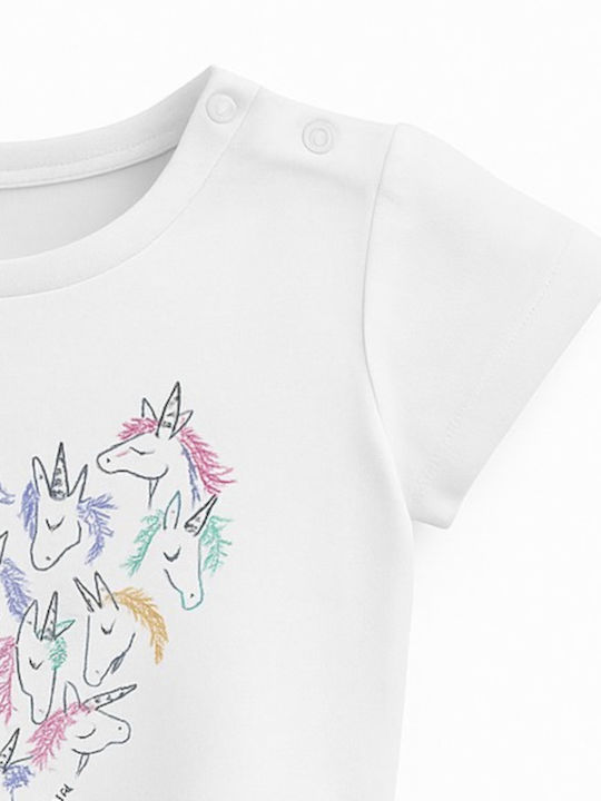 Kinderoberteile Kurzärmelig Weiß