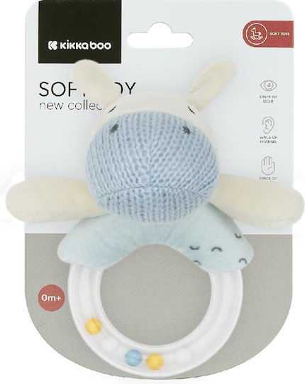 Kikka Boo Дрънкалка Rattle Stripy Friends за 0++ Месеца