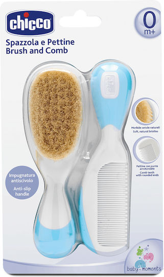 Chicco Baby Brush & Comb Ciell 2pcs