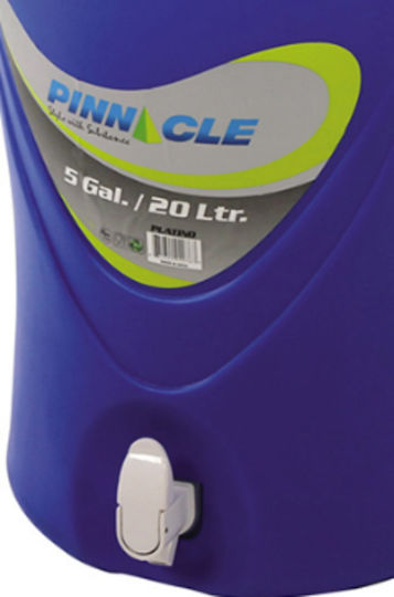 Pinnacle Platino Δοχείο με Βρυσάκι Θερμός Πλαστικό 20lt Μπλε