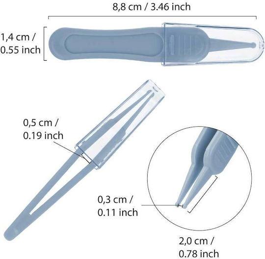 Parsa Baby Nail Care Set Light Blue 3pcs