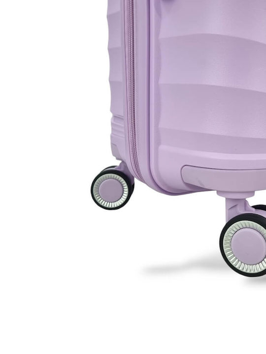 Ormi Ormi Hard Lila Travel Suitcases Max Height 75cm with 4 Wheels Set of 3