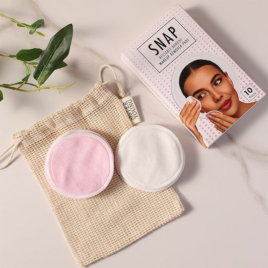 Sister Young Snap Reusable Cloths Αφαίρεσης Μακιγιάζ Προσώπου