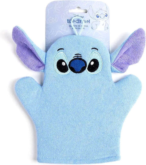 Cerda Бебешка Ръкавица За Баня Lilo Stitch Синя