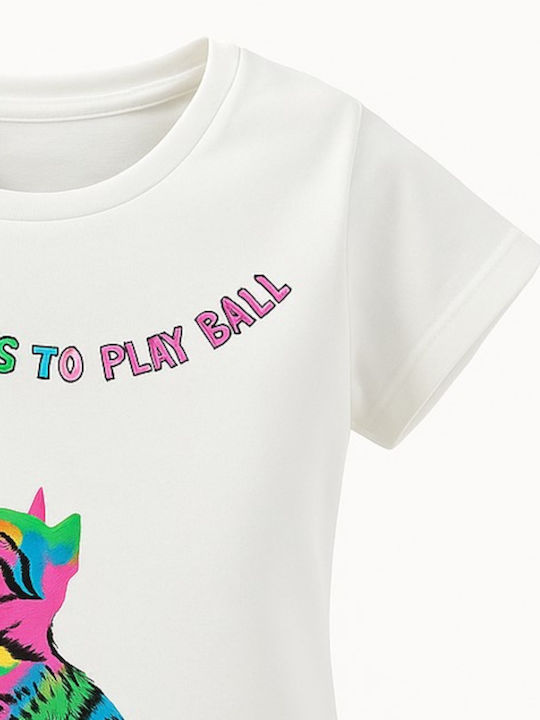 Παιδικό T-shirt Ecru