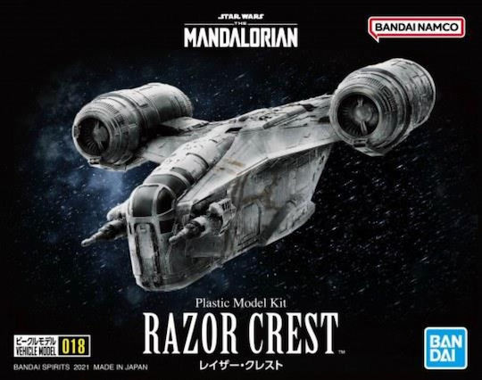 Revell Razor Crest Modellfigur Gray im Maßstab 1:144 mit Kleber und Farben
