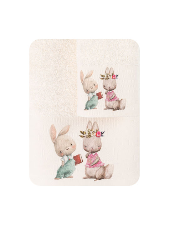 Borea Set of baby towels 2pcs Graphite