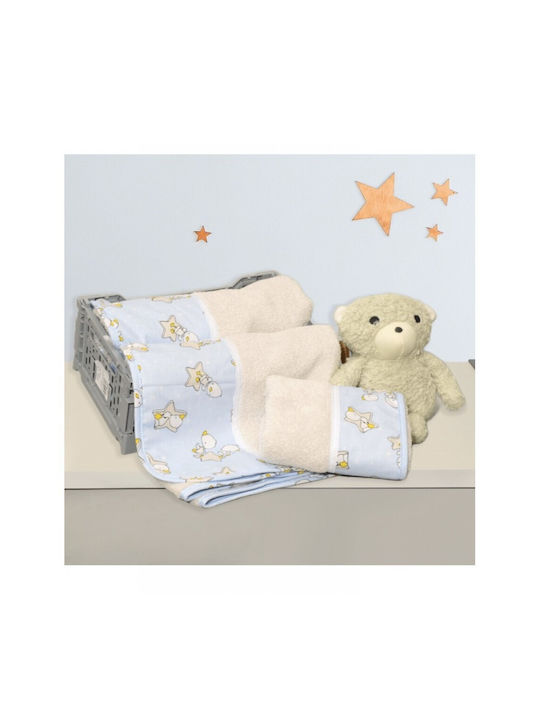 Oliver Baby Σετ Πετσέτες Εμπριμέ 2 Τεμ Σχεδιο 211 100% Βαμβάκι 450 Γρμ Τμ 30χ50 70χ120 Ελληνικής Ραφής