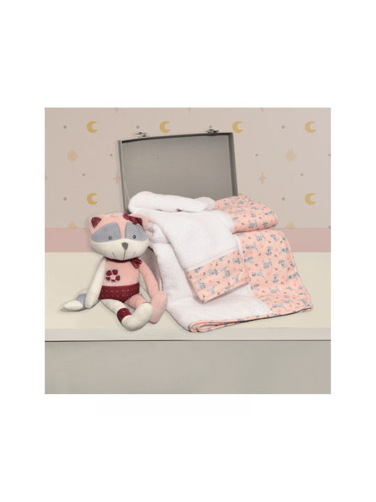 Oliver Baby Σετ Πετσέτες Εμπριμέ 2 Τεμ Σχεδιο 215 100% Βαμβάκι 450 Γρμ Τμ 30χ50 70χ120 Ελληνικής Ραφής