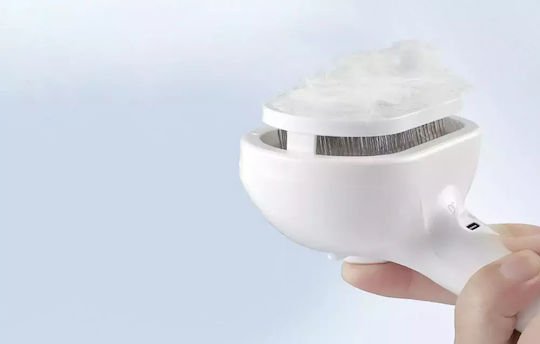 Rojeco Brush Small Dogs for Coat Cleaning White