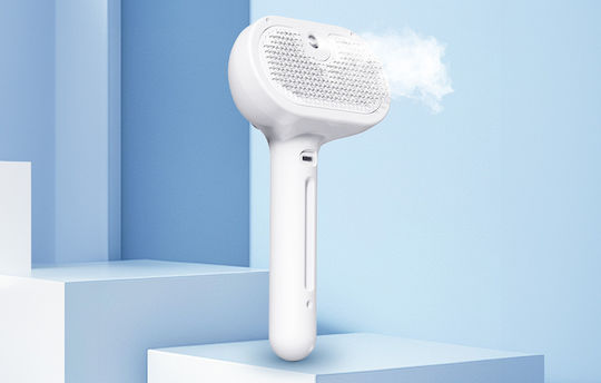 Rojeco Brush Small Dogs for Coat Cleaning White