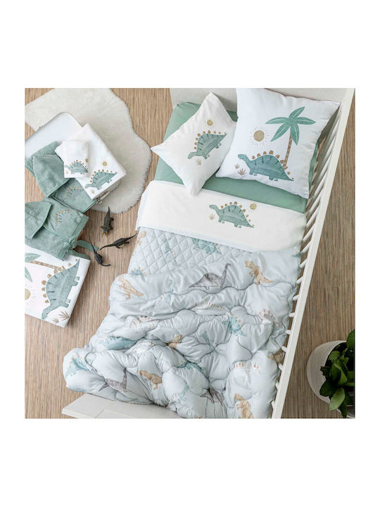 Borea Set of baby towels 2pcs Stompy White